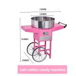 304 stainless steel automatic fancy cotton candy machine professional cotton