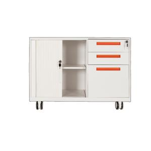 Quality Cold Roll Steel Sheets Metal Mobile Pedestal Storage Cabinets Customized Color wholesale