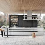 YALIG Melamine Kitchen Cabinet Kitchen Furniture Set with Customized Veneer
