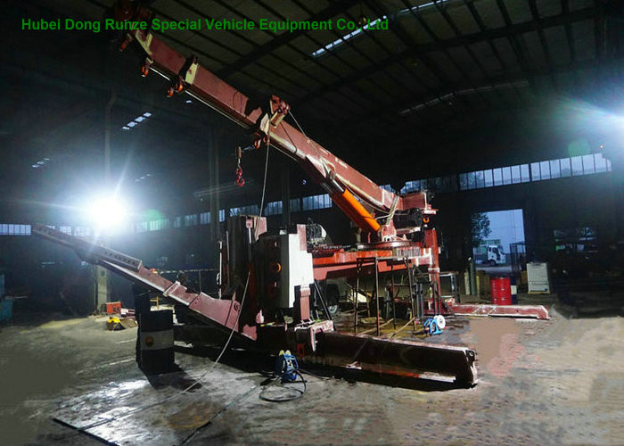 40 Ton 360 Degree Rotary Recovery Truck Body / Steel Wrecker Towing Body