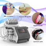 Vacuum 6 In 1 Ultrasonic Cavitation Machine 80kHz Cellulite Removal