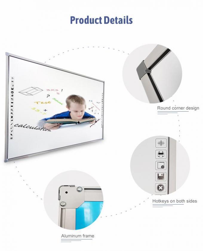 150 Inch 40 Point Intelligent Infrared Touch Interactive Whiteboard Teaching Blackboard 03