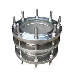 Quality Pipe fittings double flange flexible coupling stainless steel dismantling joint wholesale