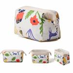 Rool Up Jewelry Organizer Bag , Personalized Canvas Dopp Kit Double Sided