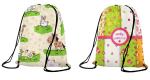 Promotional Printed Sports Drawstring Backpacks Heat Transfer Printing