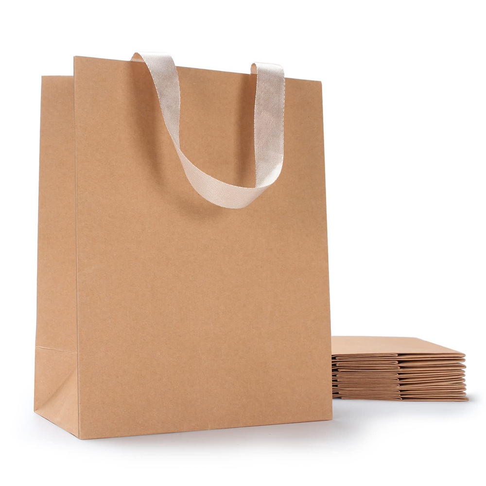 Custom Printing Enterprise Art Card Paper Bag With Handles in Folding Style for Gifts
