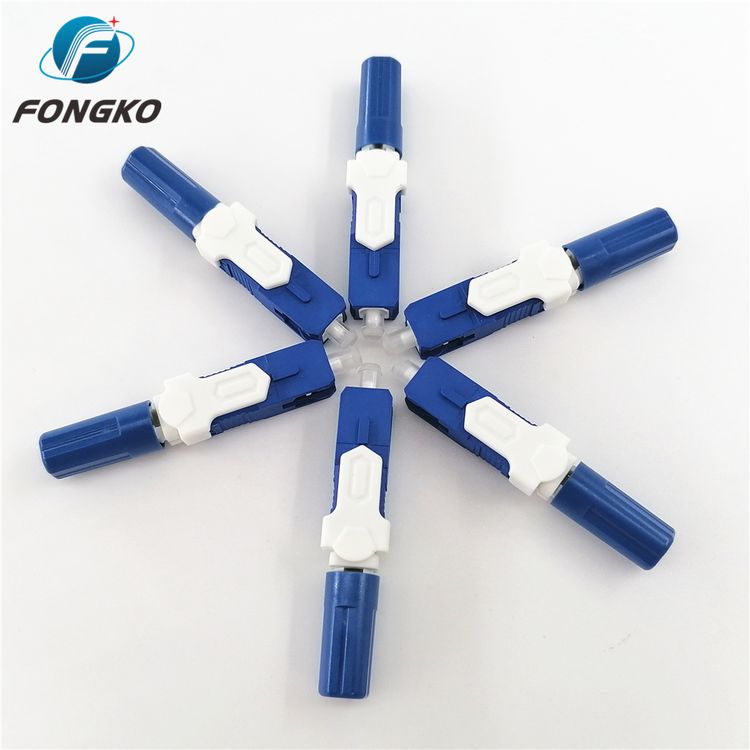 Waterproof SC UPC Fiber Optic Quick Connectors Fusion Splicer