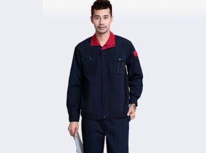 Quality Contrast Color 100% Cotton Mechanic Work Uniforms Pull - Resistant Fashion Personality wholesale