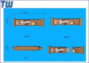 Quality Promotion Custom USB Flash Drive Chocolate Bar Design Company Gift wholesale