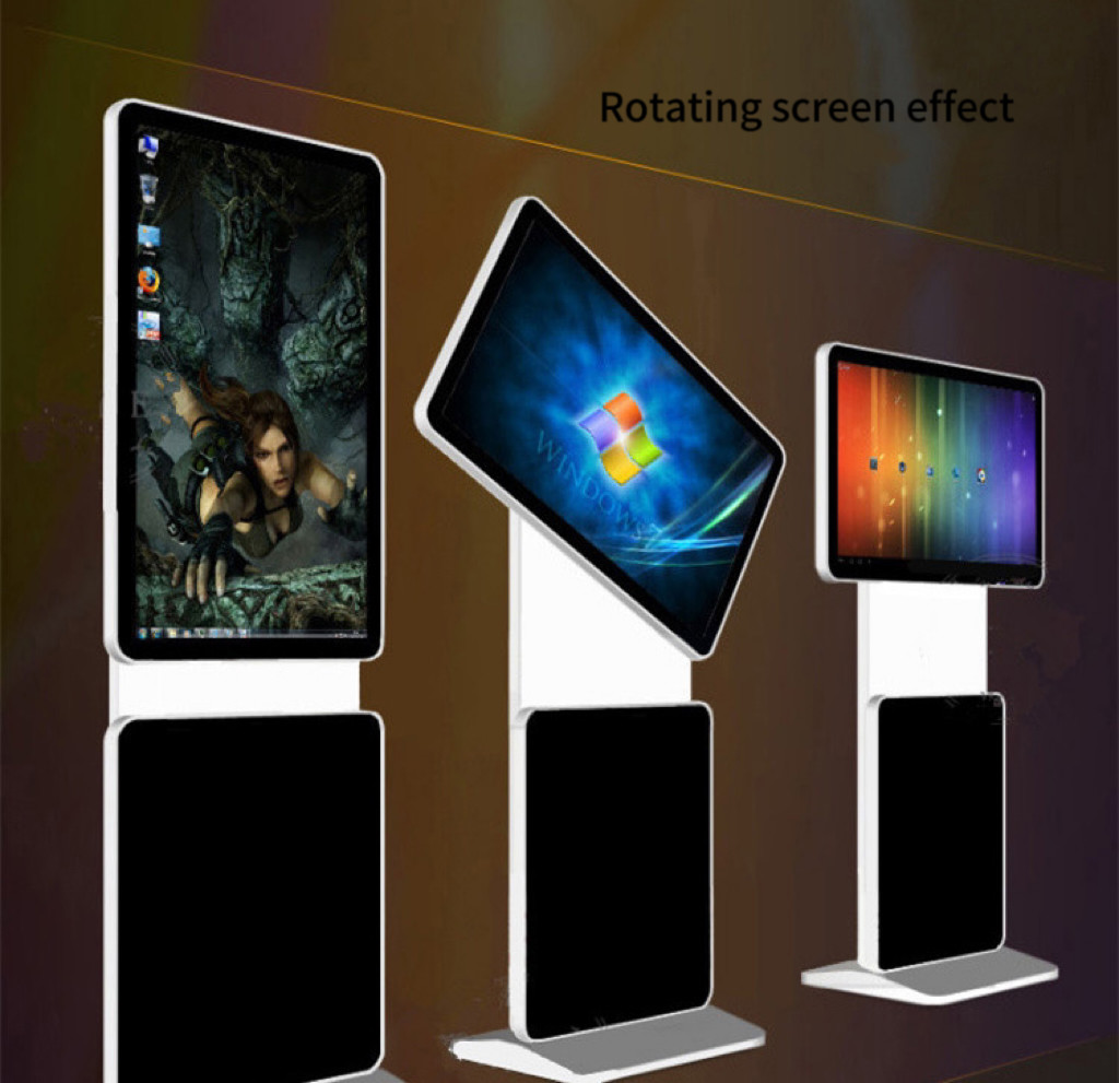 65 Inch Rotatable LCD LED Screen Standing Digital Signage Display TV Video