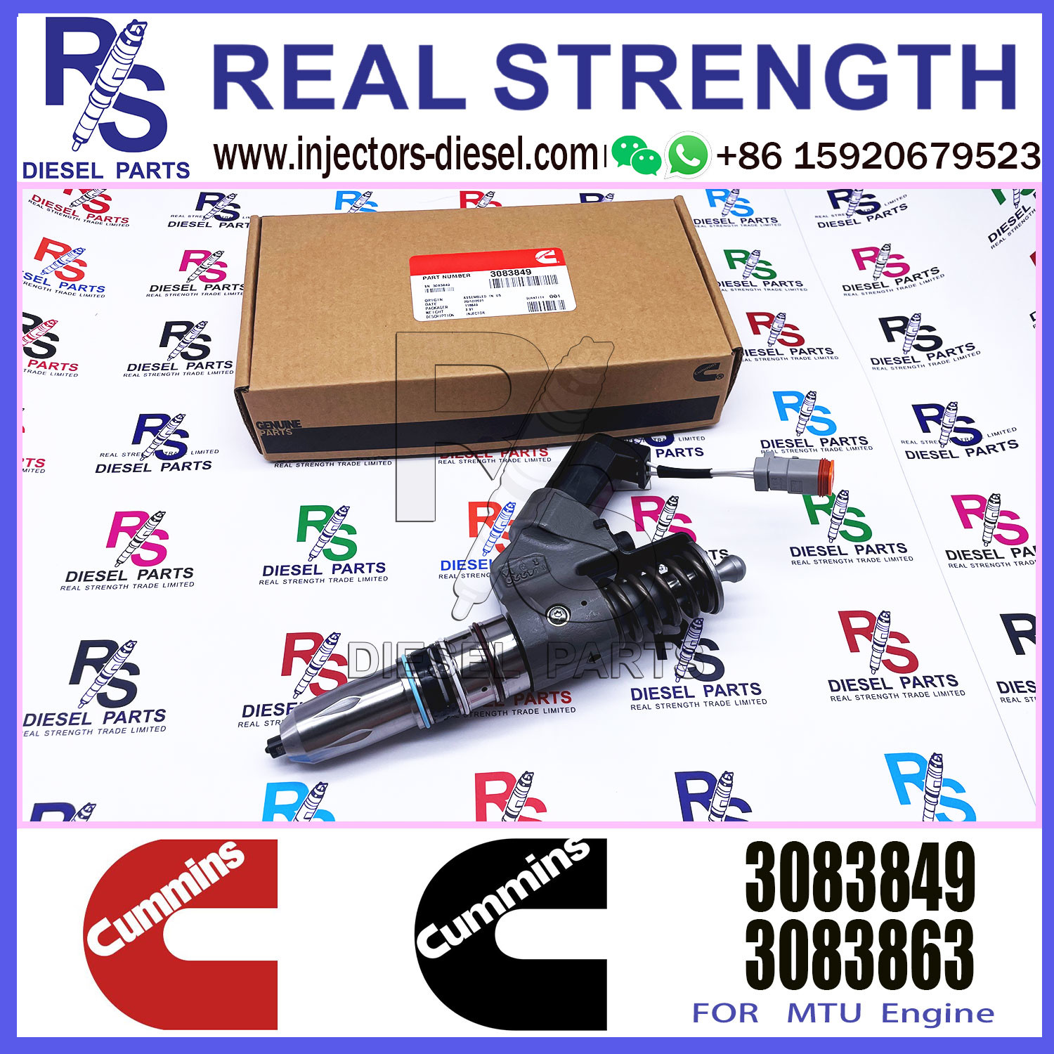 Fuel Injector 3609925 3083849 3087772 3095731 3083863