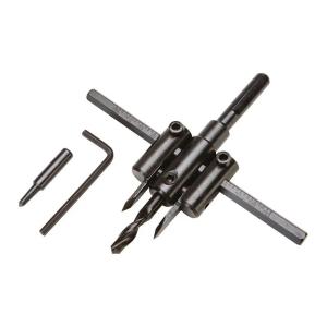 Quality Carbon Steel Adjustable Circle Hole Cutter 30-120mm 38-42 HRC wholesale