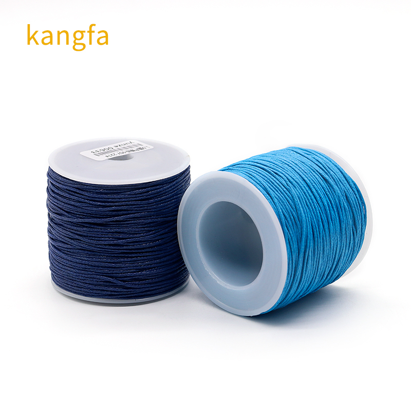 Waterproof Sewing Stitching Cotton Waxed Thread Cord for Leather 1mm