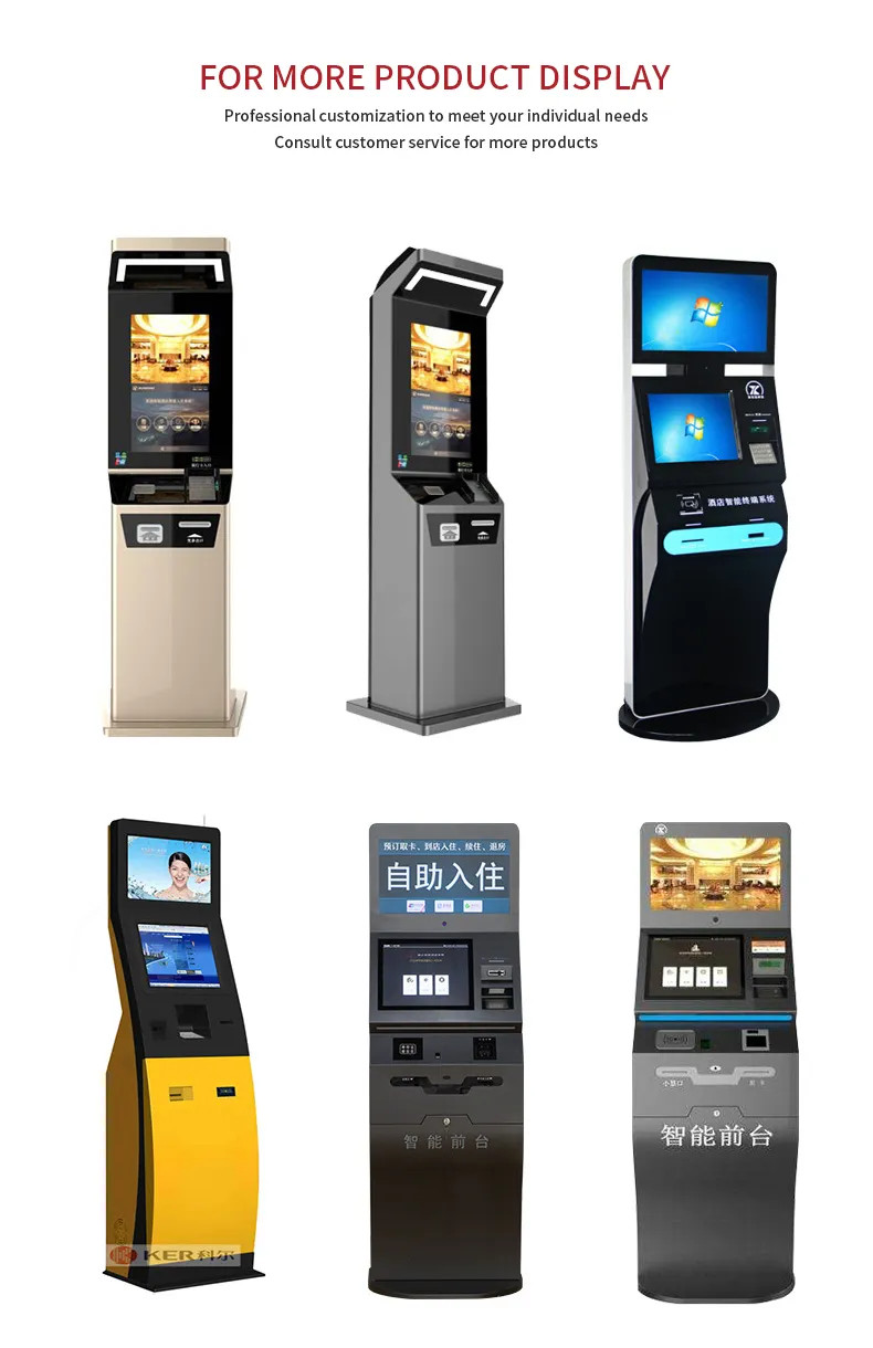 Hotel Check In Passport Scanner Kiosk Android Self Service Check In And Check Out Terminal Self Service Terminal