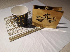 Quality Hot Stamping Printed Color Lunch Decorative Paper Napkin For Parties wholesale