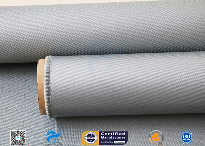 Grey Silicone Coated Fiberglass Fabric 1050GSM 39" 3784 Heavy Duty Fire Safe