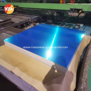 Quality 0.5 / 2.0 / 1.25 / 1.6 / 2.5mm 1050 5052 H14 H32 Temper One Side Blue PVC Aluminum Sheet wholesale