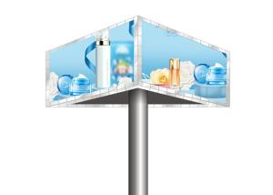 Quality P4 Commercial Led Display Screen Single Pillar Type IP65 Outdoor Video Wall wholesale