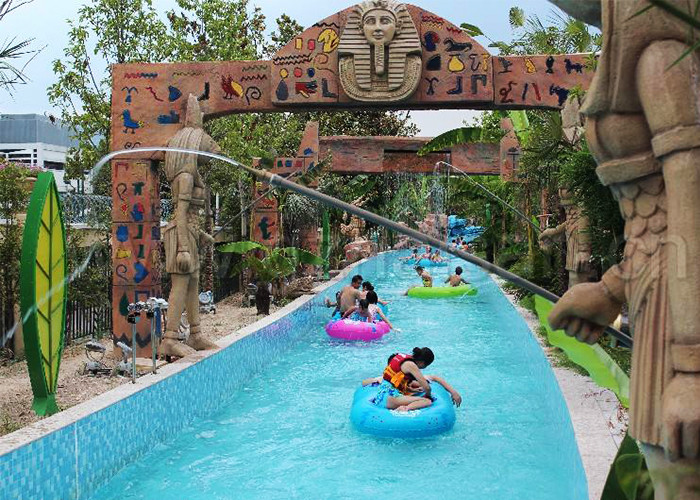 Giant Water Parks With A Lazy River Floating Water Sports 1m Depth 3-4m Width