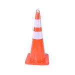 Weather Resistant Traffic Safety Cone With Weighted Base PVC Lift Ring Traffic