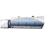Horizontal 20000L Milk Cooling Tank AISI Stainless Steel