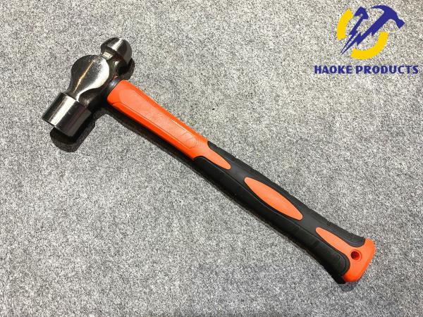 8OZ Size Forged Steel Ball peen Hammer With Polishing Surface And Colored