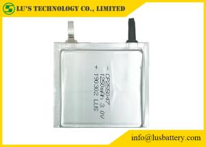 Quality Soft LiMnO2 Battery CP255047 3.0v 1250mAh Customized Terminals For ID Card wholesale