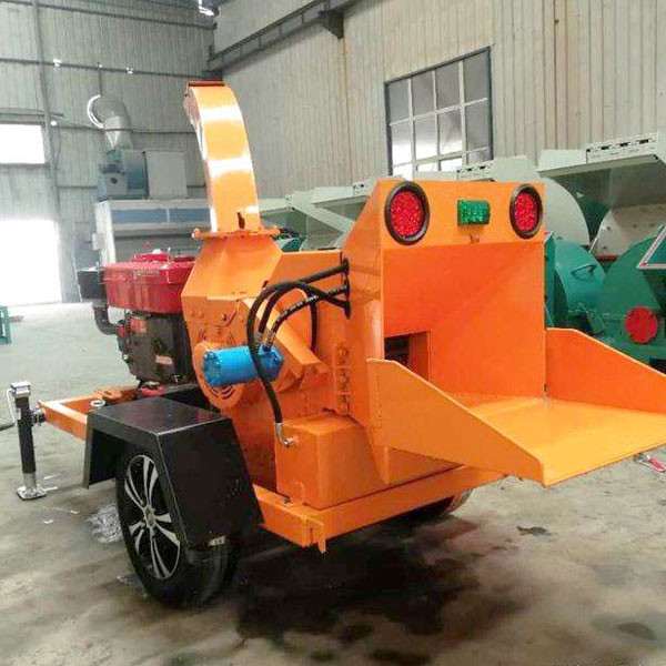 Diesel Mobile Tree Branch Garden Wood Crushing Machine