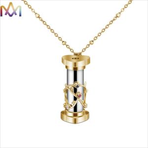 Quality Mini Womens Engraved Kaleidoscope Pendant Necklace wholesale