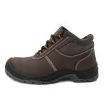 S3 Waterproof Safety Boots Steel Toe Genuine Leather Mid Cut Work Boots