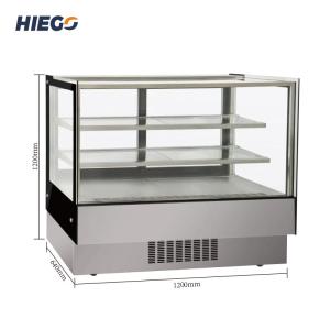 Quality R600a Cake Display Showcase Countertop Desktop Refrigerated Cake Display wholesale
