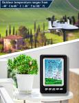 18.9*12.5*2.7cm Professional Small Wireless Weather Station 5 In 1