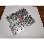 1mm/1.2mm Thick Zinc Steel 8-pin Impaling Clips for Sturdy Fastening