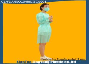 Quality Customized Disposable Protective Gowns , Plastic Isolation Gowns Eco Friendly wholesale