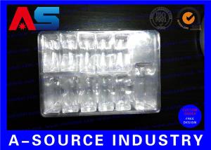 Quality PET Plastic Blister Packaging Tray For Vaccines Vials 10 2ML And One 10mL Water Bottle wholesale