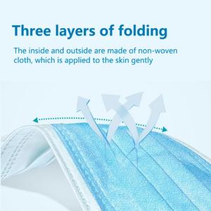 Quality 30pcs 3 Ply Nonwoven Disposable Medical Face Mask wholesale
