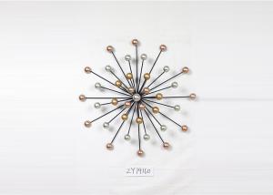 Quality Home Bedroom Floral Handcrafted Metal Wall Art Decor wholesale