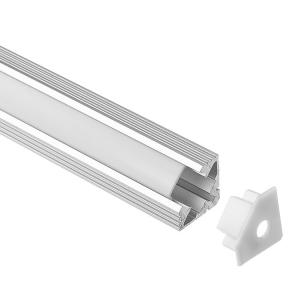 Quality Coating Corner LED Strip Profile 19mm*19mm 6063 Aluminum Extrusion wholesale