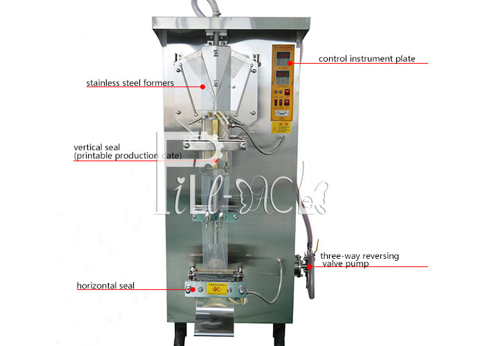 Automatic 500ML Liquid Sachet Packing Machine 2200 Bags Per Hour