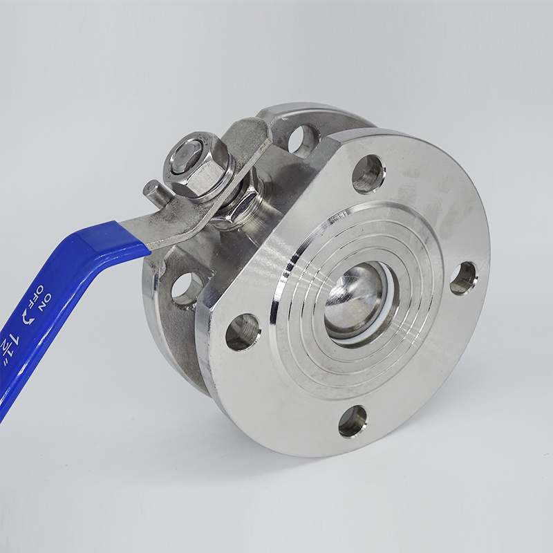 304/316 Stainless Steel Thin Ball Valve with Flange End