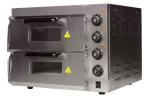 Electric Pizza Oven Stone Base Double Deck Pizza Oven Commercial Pizza Equipment