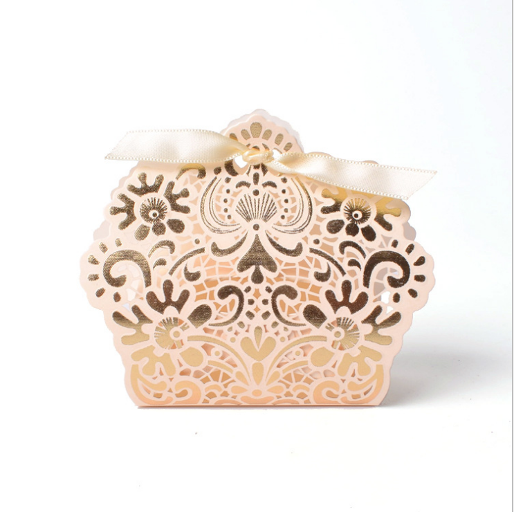 Card Paper Food Packaging Recycled Materials Luxurious Gold Red Color
