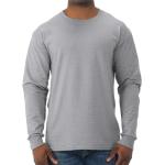 Men′ S Long Sleeve Soft Washed Button Cotton T-Shirt