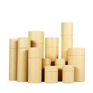 Quality Garment Brown Kraft Paper Tube Packaging wholesale