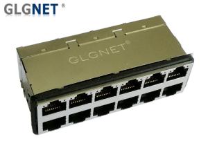 Quality 2 x 6 RJ45 Multiple Port Connectors wholesale