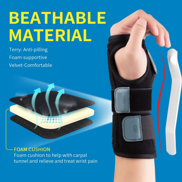 2021 Hot Sale Breathable Foam Wrist Brace Night Wrist Sleep Support