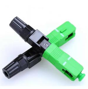 Quality Telecom Networks FTTH 60dB Fiber Optic Connectors SC APC Fast Connector wholesale