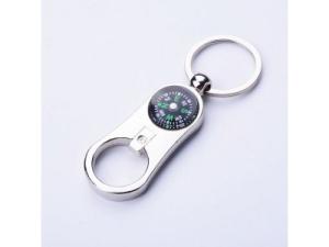 Quality Metal Alloy Compass Keychain Bottle Opener,Die casting zinc alloy metal compass keychain bottle opener, nickle plating wholesale