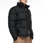 Factory Warm Puffer Jacket Embroidery Oversized Coat Man Stand Collar Winter