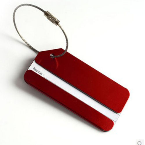 Aluminium alloy luggage tag, metal baggage tag, boarding pass, identity card, alumina tag,logo customized